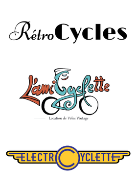 Les loueurs de vélo Rétrocycles, Electrocyclette, L'Amicyclette